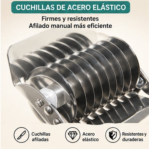 Cortador Múltiple de Fideos y Verduras de Acero Inoxidable