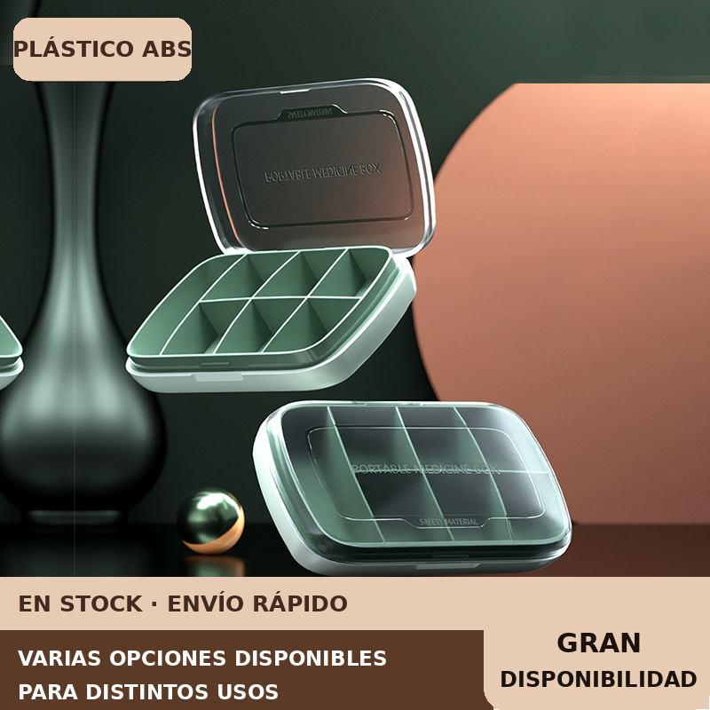 Pastillero Semanal Portátil con Compartimentos