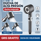 Cabezal de Ducha de Alta Presión 3 en 1 con Filtro y Masajeador