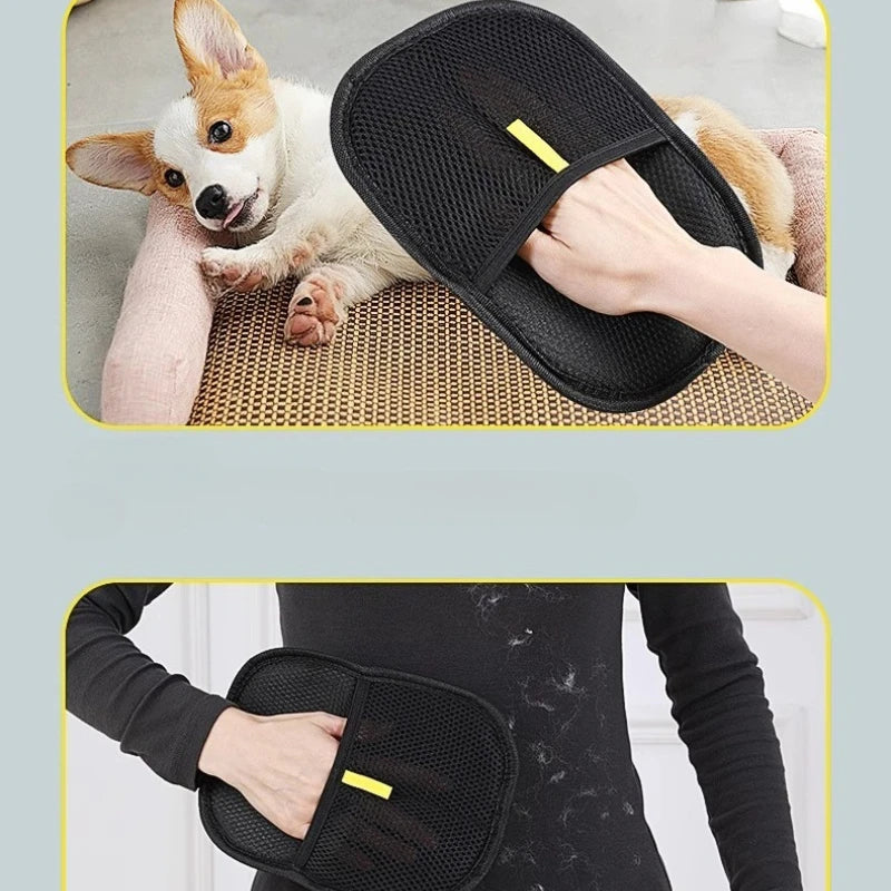 Guante Reutilizable AtrapaPelos para Mascotas