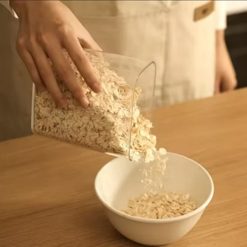 Recipiente Hermético Transparente para Pasta y Alimentos