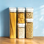 Recipiente Hermético Transparente para Pasta y Alimentos