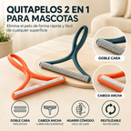 Quitapelos 2 en 1 Reutilizable para Ropa, Sofás y Alfombras